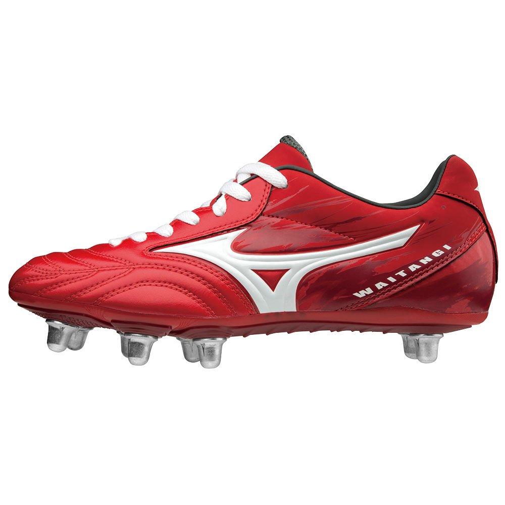 Mizuno Men's Rugby Shoes WAITANGI PS Red/White - BIVHMEO-56